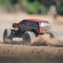 Arrma 1-10 GORGON 2WD RTR Brushed Monster Truck Battery & Charger Included Red ARA3230ST2
