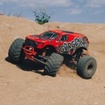 Arrma 1-10 GORGON 2WD RTR Brushed Monster Truck Battery & Charger Included Red ARA3230ST2