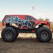 Arrma 1-10 GORGON 2WD RTR Brushed Monster Truck Battery & Charger Included Red ARA3230ST2