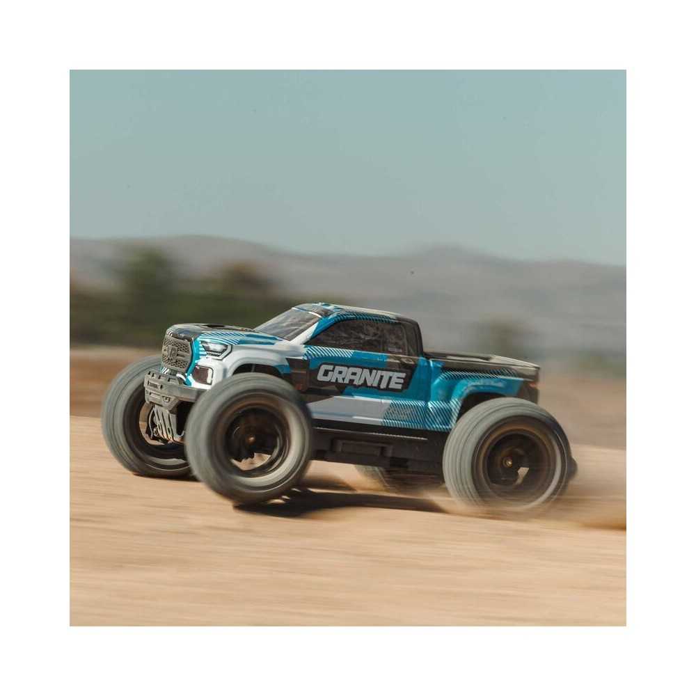 Arrma 1-10 GRANITE 223S DSC 4X4 RTR Brushless Monster Truck Blue ARA4302V4T1 Arrma 1-10 GRANITE 223S DSC 4X4 RTR Brushless Monster Truck Blue ARA4302V4T1