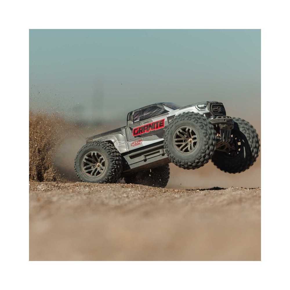 Arrma 1-10 GRANITE 223S DSC 4X4 RTR Brushless Monster Truck Gun Metal ARA4302V4T3