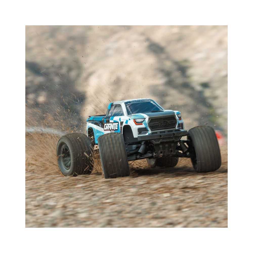 Arrma 1-10 GRANITE MEGA 665 4X4 RTR Brushed Monster Truck Blue ARA4202V4T2 Arrma 1-10 GRANITE MEGA 665 4X4 RTR Brushed Monster Truck Blue ARA4202V4T2
