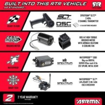 Arrma 1-10 GRANITE MEGA 665 4X4 RTR Brushed Monster Truck Blue ARA4202V4T2