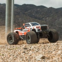 Arrma 1-10 GRANITE MEGA 665 4X4 RTR Brushed Monster Truck Orange ARA4202V4T3