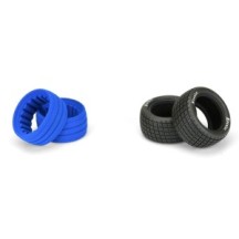 Pro-Line Racing 1-10 Hoosier Angle Block M4 Rear 2.2 Dirt Oval Tires 2 PRO827403