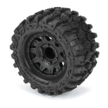 Pro-Line Racing 1-10 Hyrax F-R 2.8 MT Tires Mounted 12mm-14mm Black Raid 2 PRO1019010