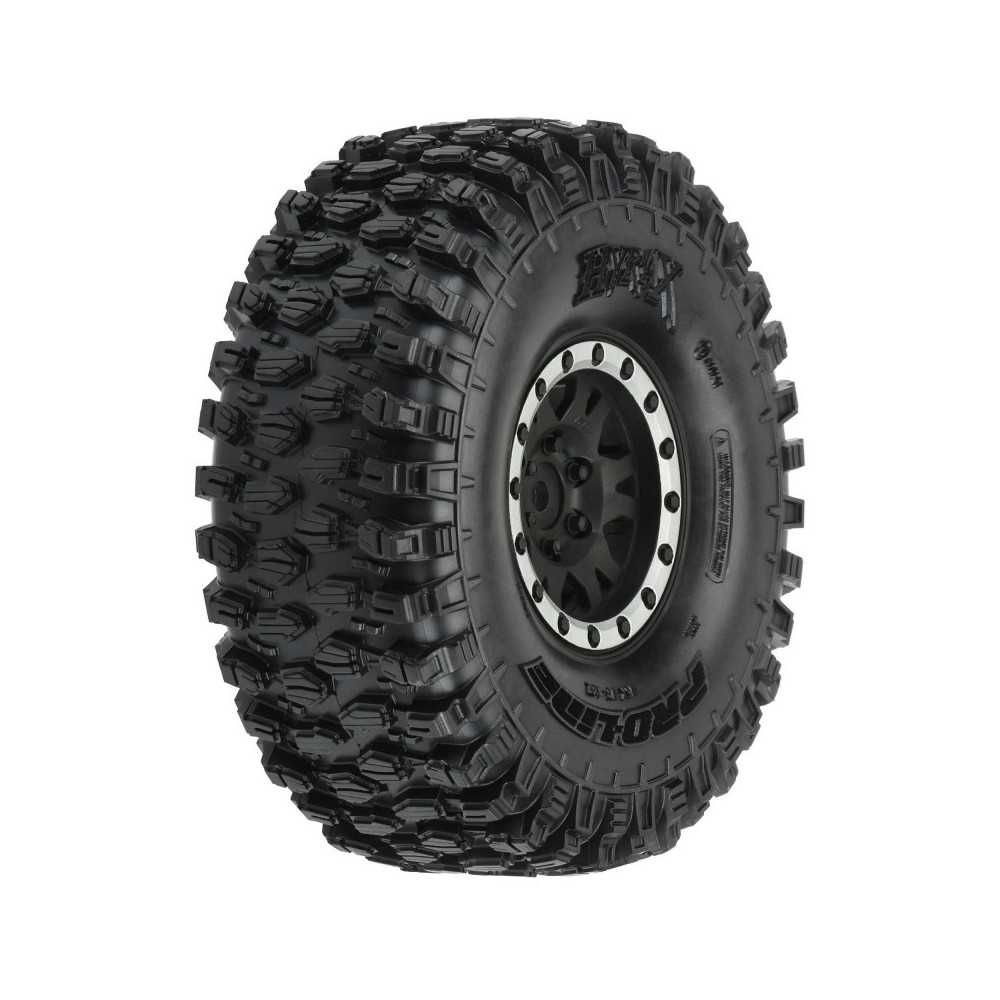 Pro-Line Racing 1-10 Hyrax Predator F-R 1.9 Mounted 12mm Blk-Slvr Impulse 2 PRO1012812 Pro-Line Racing 1-10 Hyrax Predator F-R 1.9 Mounted 12mm Blk-Slvr Impulse 2 PRO1012812