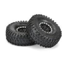 Pro-Line Racing 1-10 Hyrax Predator F-R 1.9 Mounted 12mm Blk-Slvr Impulse 2 PRO1012812