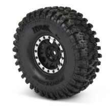 Pro-Line Racing 1-10 Hyrax Predator F-R 1.9 Mounted 12mm Blk-Slvr Impulse 2 PRO1012812
