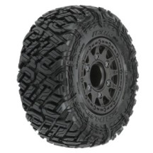 Pro-Line Racing 1-10 Icon M2 Front-Rear 2.2-3.0 SC Mounted 12mm Blk Raid 2 PRO1018210