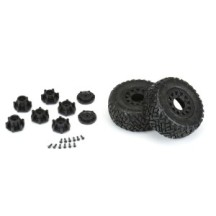 Pro-Line Racing 1-10 Icon M2 Front-Rear 2.2-3.0 SC Mounted 12mm Blk Raid 2 PRO1018210