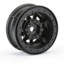 Pro-Line Racing 1-10 Keystone Front-Rear 1.55 12mm Rock Crawler Wheels 2 Black PRO279703
