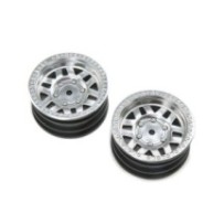 Axial Racing 1-10 KMC Machete 1.9 Wheels 12mm Hex Satin Silver 2 AXI43001