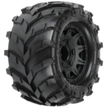 Pro-Line Racing 1-10 Masher F-R 2.8 MT Tires Mounted 12mm-14mm Black Raid 2 PRO119210
