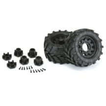 Pro-Line Racing 1-10 Masher F-R 2.8 MT Tires Mounted 12mm-14mm Black Raid 2 PRO119210