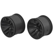 Arrma 1-10 Monster Truck Front-Rear 2.8 Wheels 14mm Hex Black 2 ARAC9463