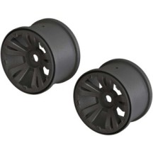 Arrma 1-10 Monster Truck Front-Rear 3.8 Wheels 17mm Hex Black 2 ARAC9465