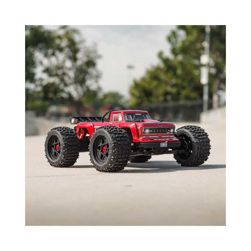 Arrma 1-10 OUTCAST 4S 4X4 RTR Brushless Stunt Truck Red ARA4410V2T4