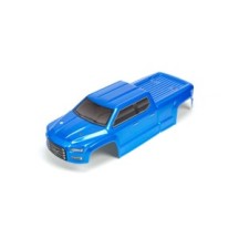 Arrma 1-10 Painted and Trimmed Body with Decals Blue: BIG ROCK CREW CAB 4X4 ARA402283