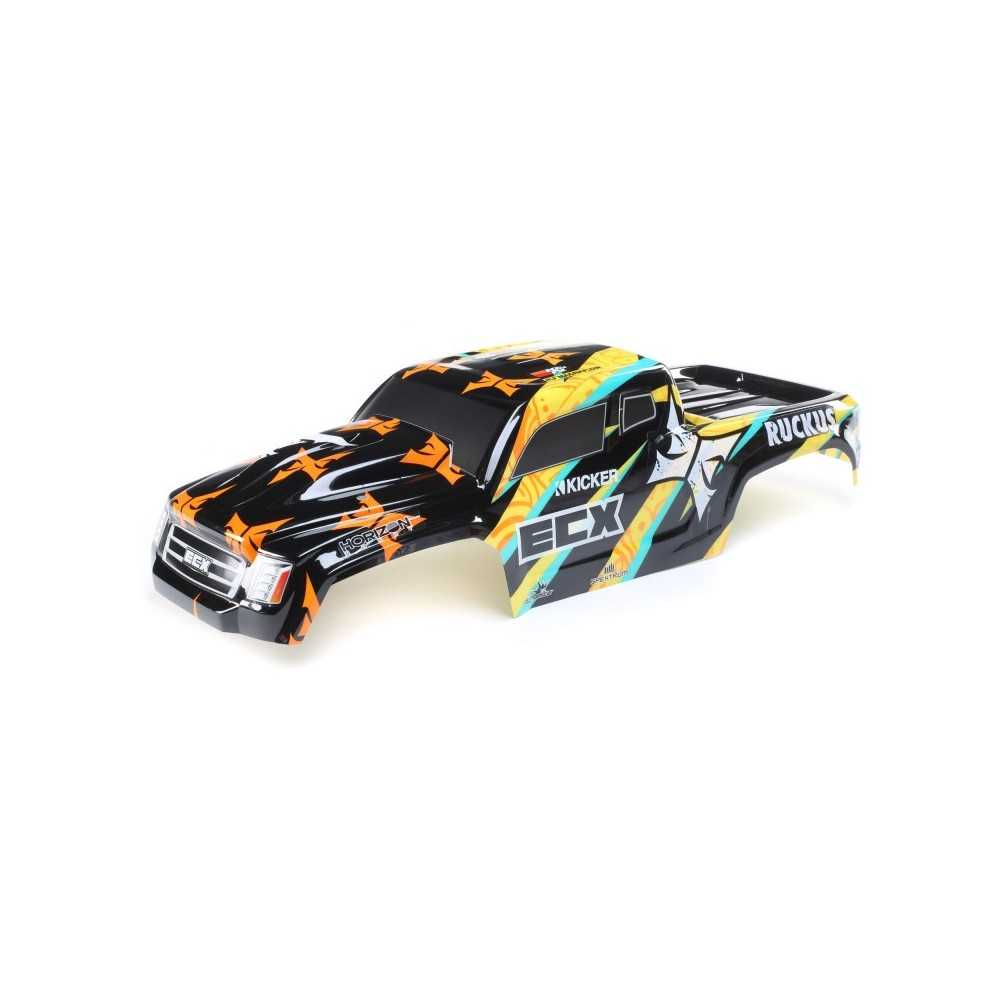 Ecx 1-10 Painted Body Black-Yellow: 2WD Ruckus ECX230038 Ecx 1-10 Painted Body Black-Yellow: 2WD Ruckus ECX230038