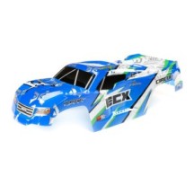 Ecx 1-10 Painted Body Blue-White: 2WD Circuit ECX230036