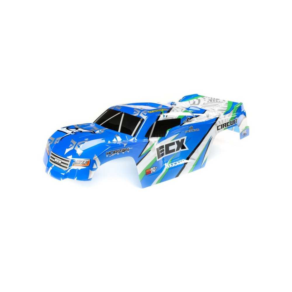 Ecx 1-10 Painted Body Blue-White: 2WD Circuit ECX230036 Ecx 1-10 Painted Body Blue-White: 2WD Circuit ECX230036