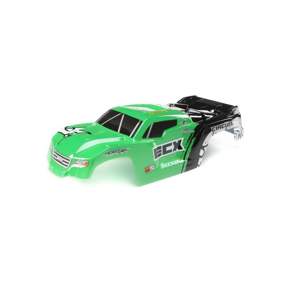 Ecx 1-10 Painted Body Green: 2WD Circuit ECX230037 Ecx 1-10 Painted Body Green: 2WD Circuit ECX230037