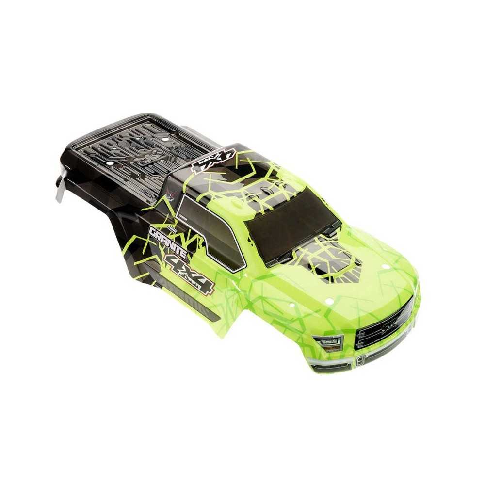 Arrma 1-10 Painted Body Green: Granite 4x4 Mega ARAC3335 Arrma 1-10 Painted Body Green: Granite 4x4 Mega ARAC3335
