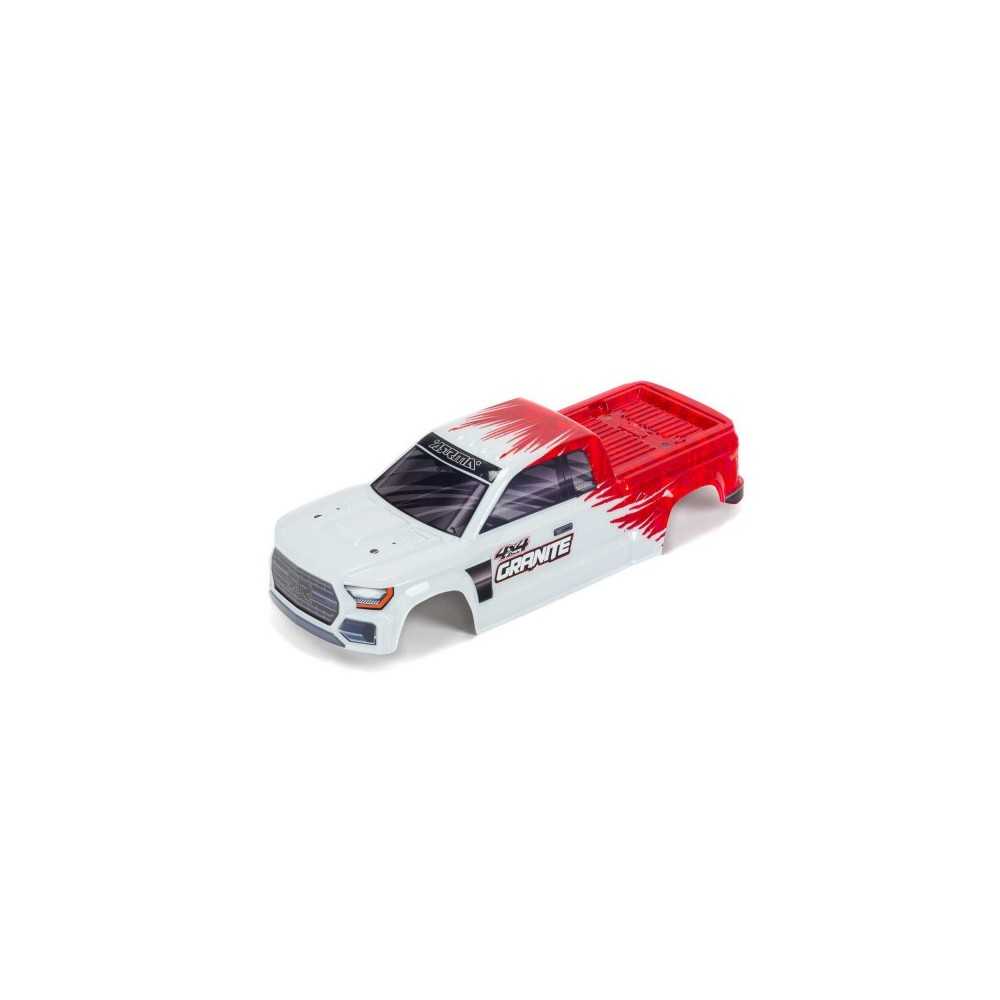 Arrma 1-10 Painted Body Red: GRANITE 4X4 MEGA ARA402303 Arrma 1-10 Painted Body Red: GRANITE 4X4 MEGA ARA402303