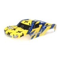 Ecx 1-10 Painted Body Yellow-Blue: 1-10 2WD Torment ECX230040