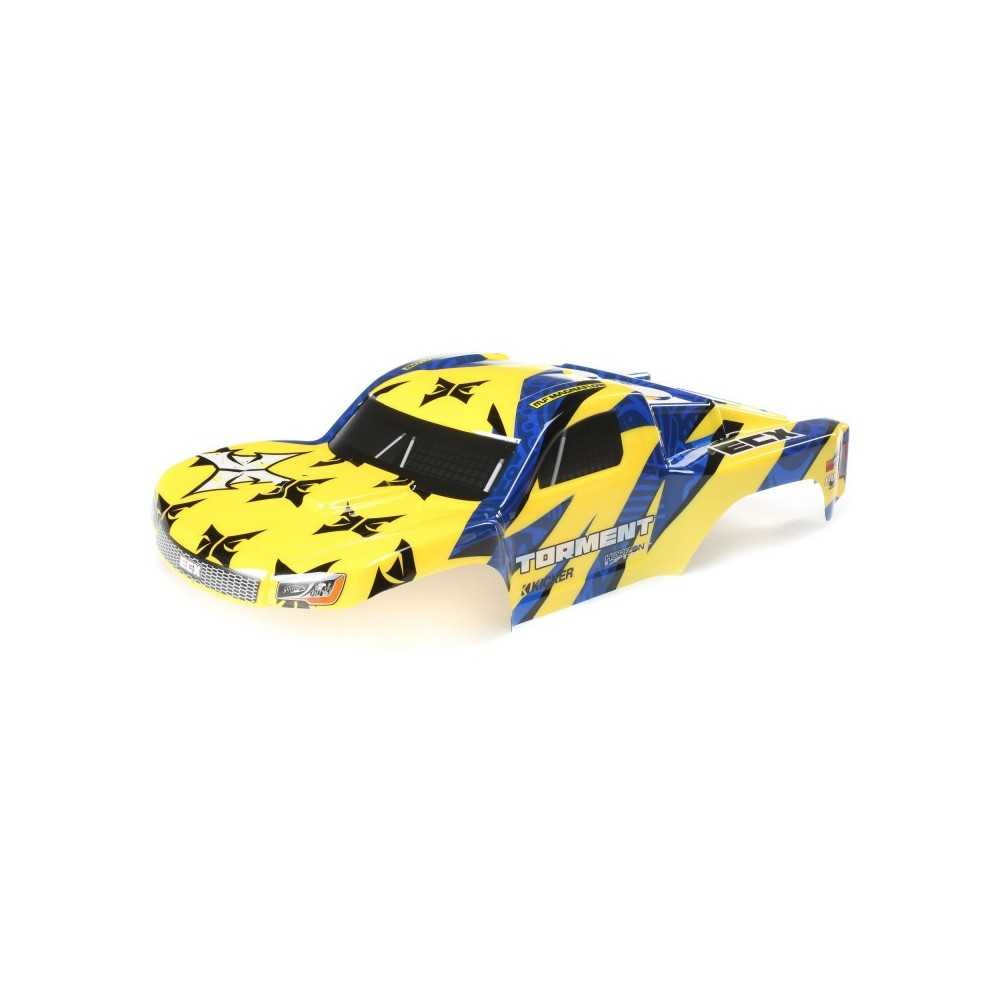 Ecx 1-10 Painted Body Yellow-Blue: 1-10 2WD Torment ECX230040 Ecx 1-10 Painted Body Yellow-Blue: 1-10 2WD Torment ECX230040