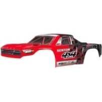 Arrma 1-10 Painted Body with Decals Red: SENTON 4x4 Mega ARAC3334