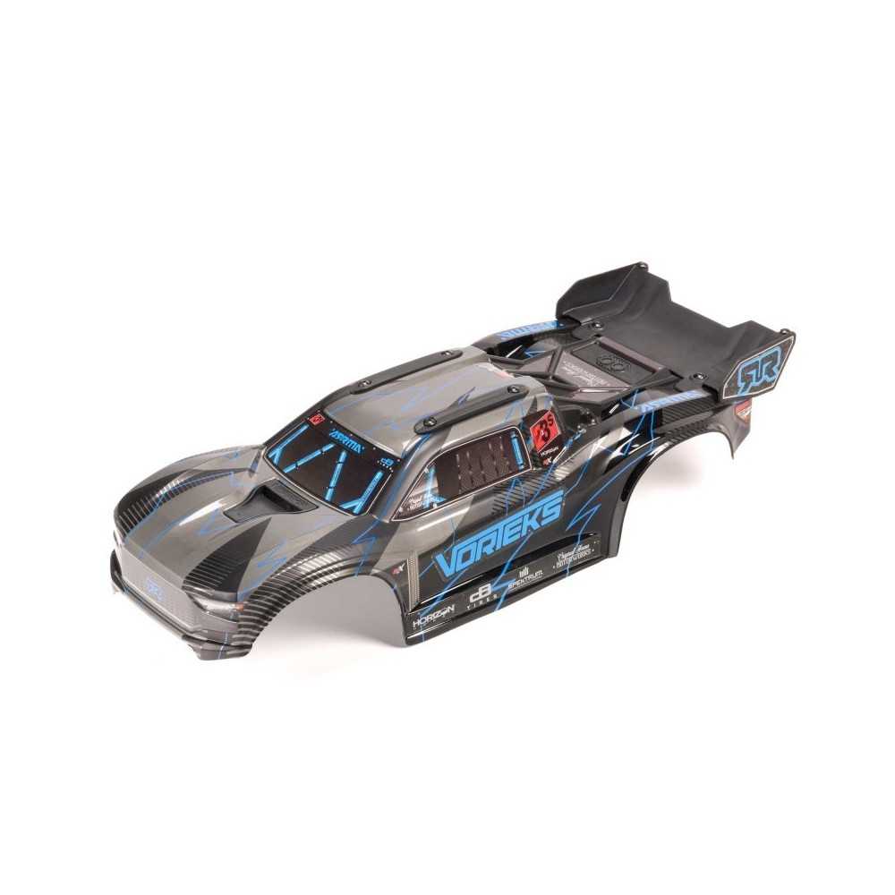 Arrma 1-10 Painted Decaled Trimmed Body Set with Hidden Body Mount Blue-Black: VORTEKS 2WD ARA-2579 Arrma 1-10 Painted Decaled Trimmed Body Set with Hidden Body Mount Blue-Black: VORTEKS 2WD ARA-2579
