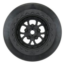 Pro-Line Racing 1-10 Pomona Drag Spec Rear 2.2-3.0 12mm Drag Wheels 2 Black PRO277603