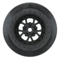 Pro-Line Racing 1-10 Pomona Drag Spec Rear 2.2-3.0 12mm Drag Wheels 2 Black PRO277603