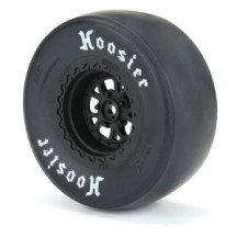 Pro-Line Racing 1-10 Pomona Drag Spec Rear 2.2-3.0 12mm Drag Wheels 2 Black PRO277603