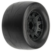 Pro-Line Racing 1-10 Prime F-R 2.8 Street MT Tires Mounted 12mm-14mm Black Raid 2 PRO1011610