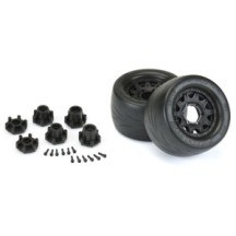 Pro-Line Racing 1-10 Prime F-R 2.8 Street MT Tires Mounted 12mm-14mm Black Raid 2 PRO1011610