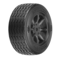 PROTOform 1-10 PROTOform VTA Front 26mm VTA Tires Mounted 12mm Blk Wheels 2 PRM1014018