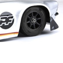 PROTOform 1-10 PROTOform VTA Front 26mm VTA Tires Mounted 12mm Blk Wheels 2 PRM1014018