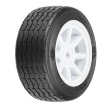 PROTOform 1-10 PROTOform VTA Front 26mm VTA Tires Mounted 12mm Wht Wheels 2 PRM1014017