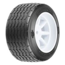 PROTOform 1-10 PROTOform VTA Rear 31mm VTA Tires Mounted 12mm White Wheels 2 PRM1013917