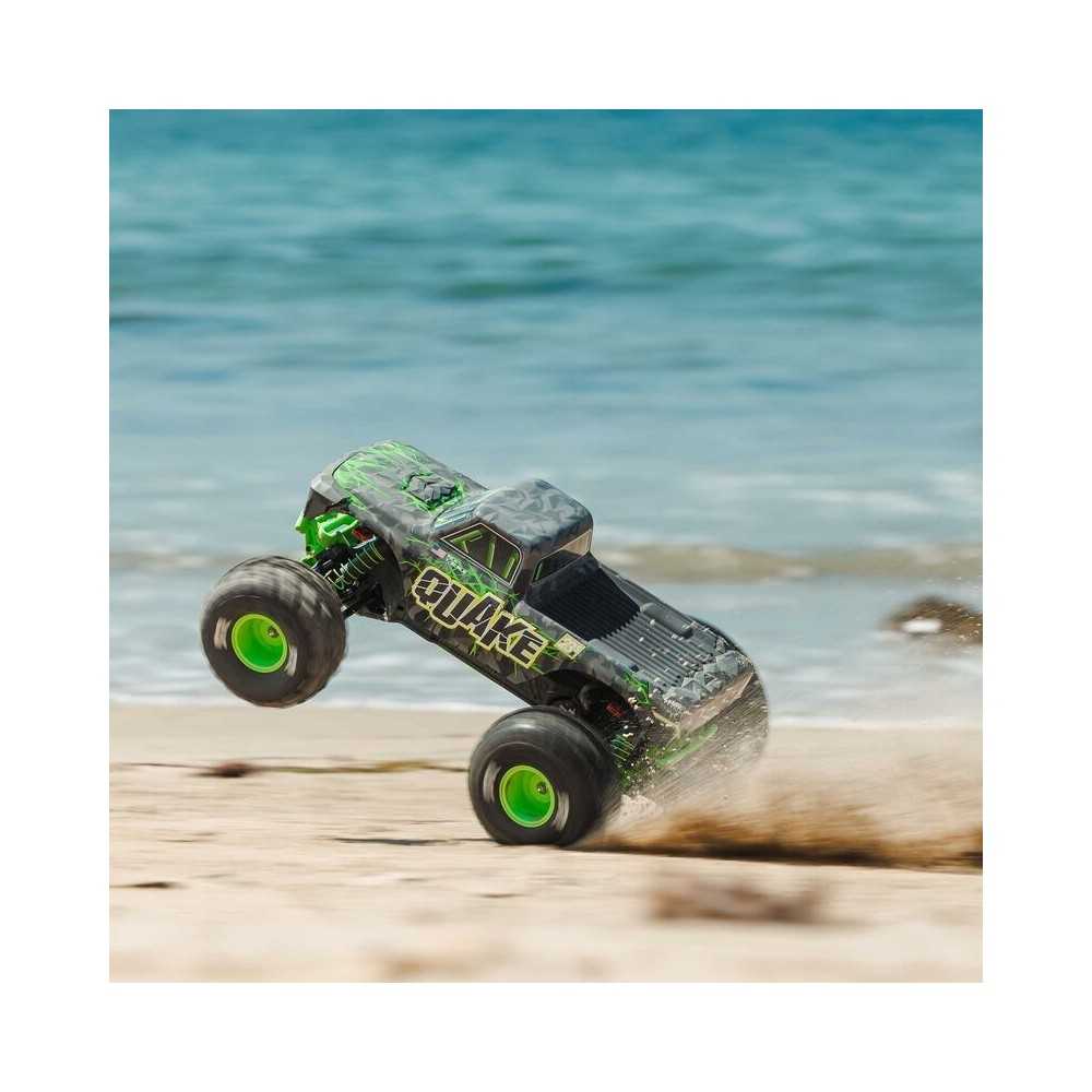 Arrma 1-10 QUAKE 223S DSC 2WD RTR Brushless Monster Truck Green ARA3537T2