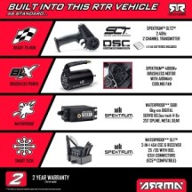 Arrma 1-10 QUAKE 223S DSC 2WD RTR Brushless Monster Truck Green ARA3537T2