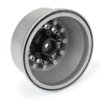 Pro-Line Racing 1-10 Raid Bead-Loc F-R 2.2-3.0 12 & 14mm SC Wheels 2 Red-Gray PRO281105
