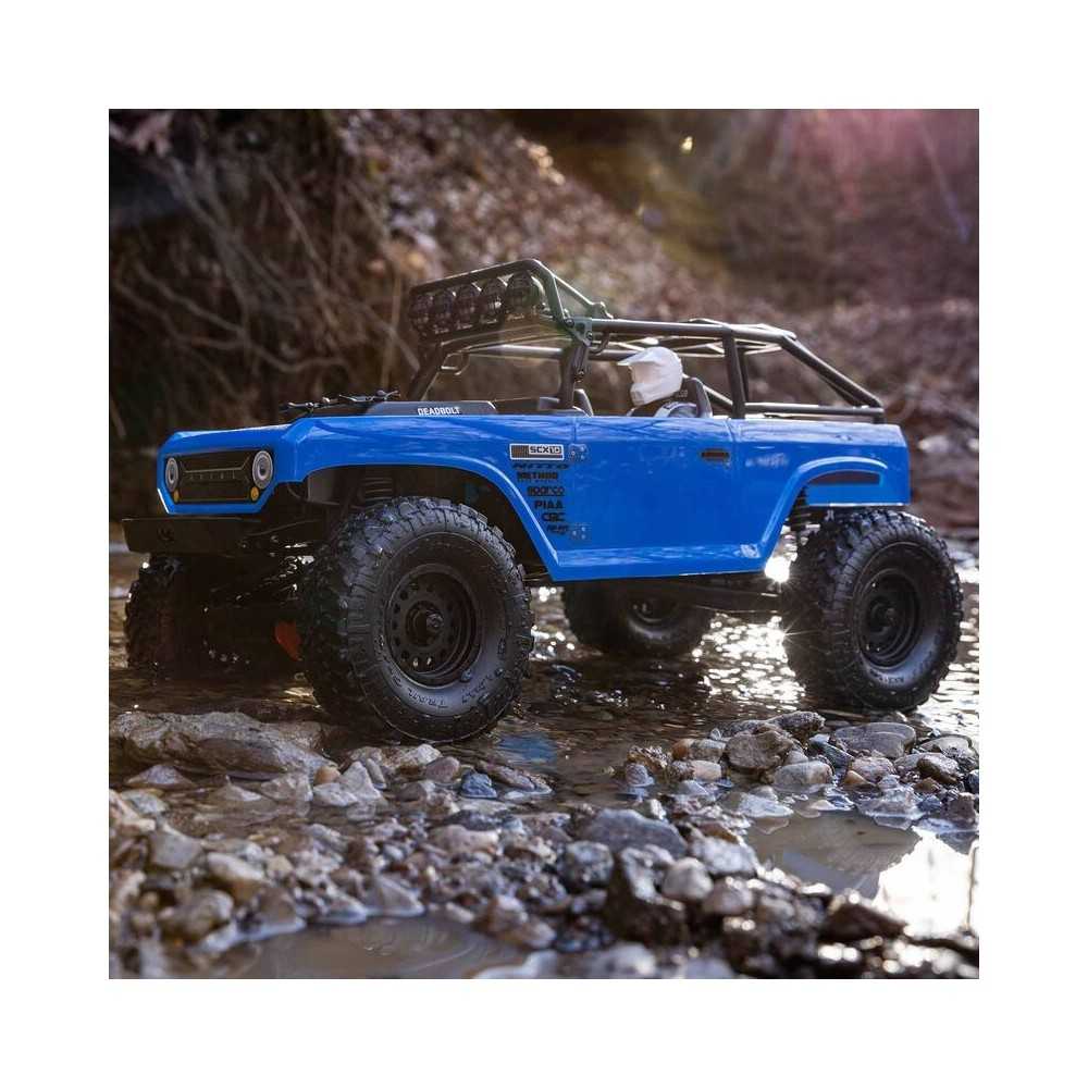 Axial Racing 1-10 SCX10 II Deadbolt 4X4 Brushed RTR Blue AXI03025T1