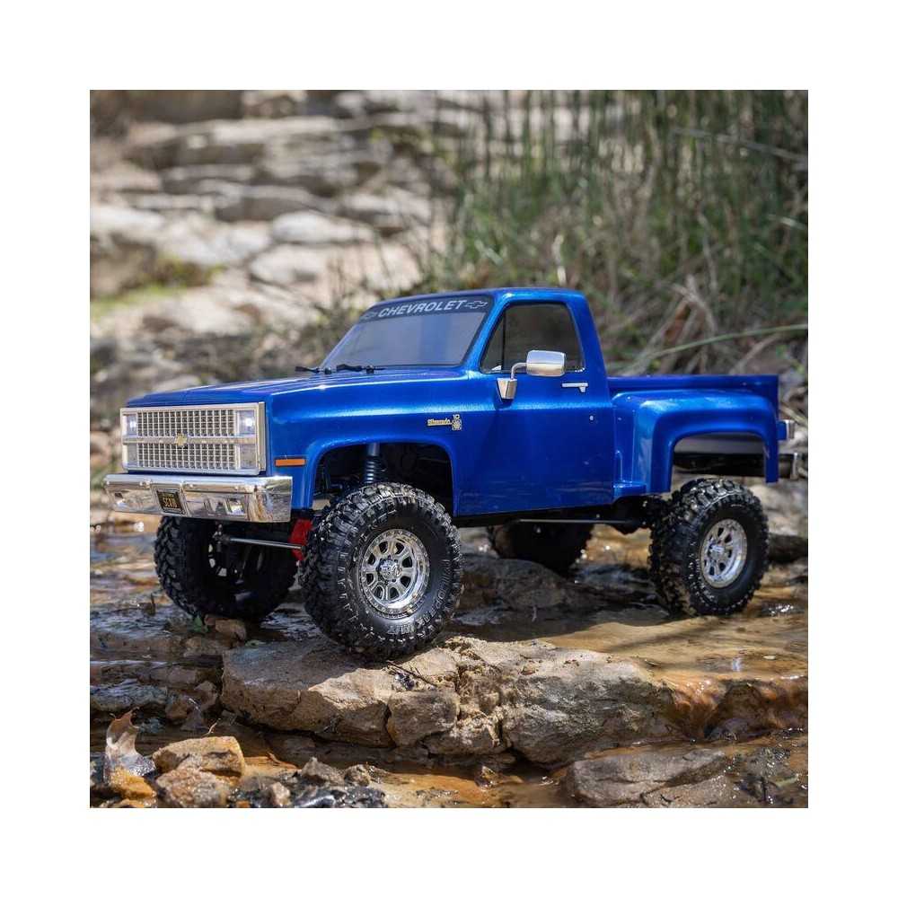 Axial Racing 1-10 SCX10 III Base Camp 1982 Chevrolet K10 4X4 RTR Brushed Rock Crawler Blue AXI03030T1 Axial Racing 1-10 SCX10 III Base Camp 1982 Chevrolet K10 4X4 RTR Brushed Rock Crawler Blue AXI03030T1