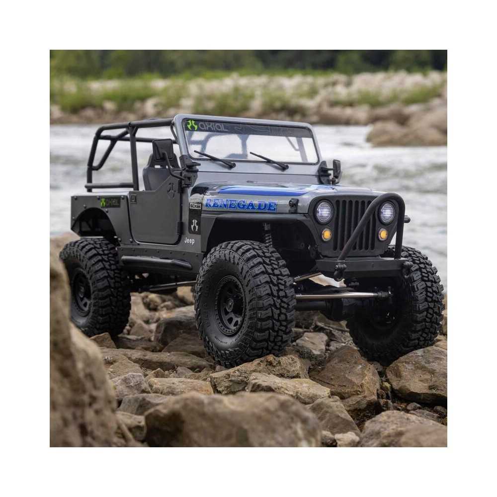 Axial Racing 1-10 SCX10 III Jeep CJ-7 4X4 RTR Brushed Rock Crawler Grey AXI03008T2