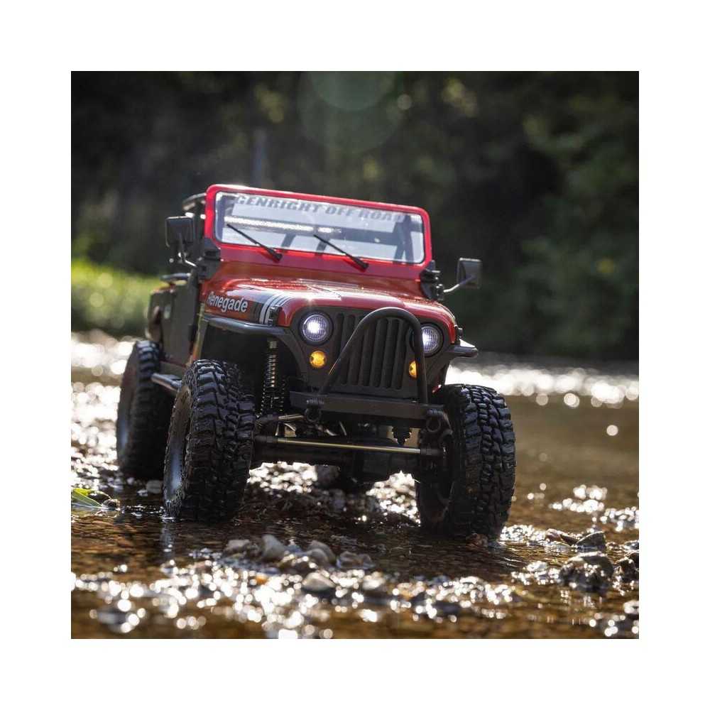 Axial Racing 1-10 SCX10 III Jeep CJ-7 4X4 RTR Brushed Rock Crawler Red AXI03008T1 Axial Racing 1-10 SCX10 III Jeep CJ-7 4X4 RTR Brushed Rock Crawler Red AXI03008T1