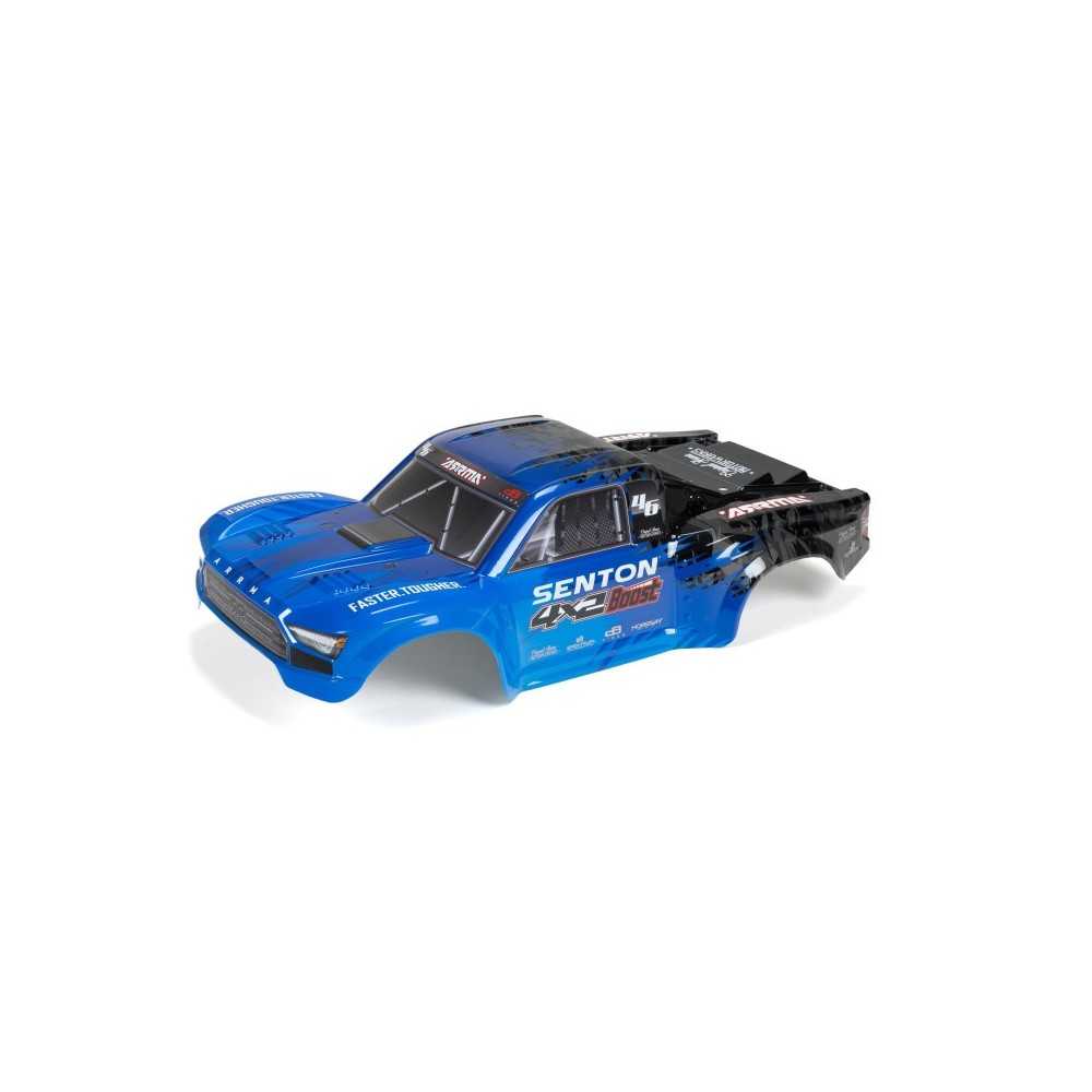 Arrma 1-10 SENTON 4X2 Painted Decaled Trimmed Body Blue-Black ARA402346